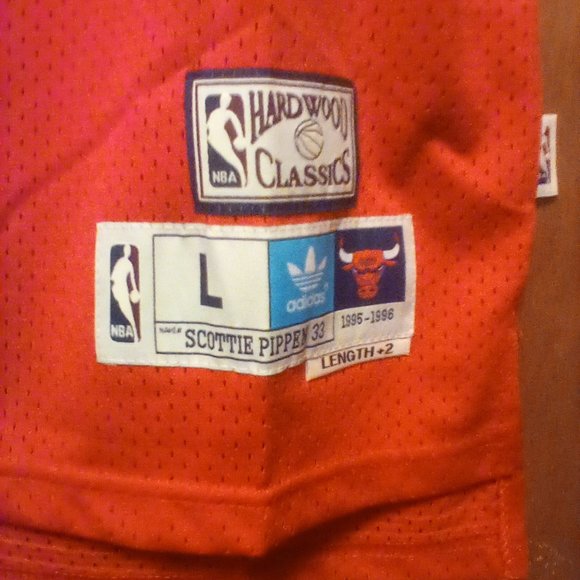 NBA Adidas Hardwood Classics Soul Swingman Scottie Pippen 33 1995-1996 size LG - Picture 5 of 6
